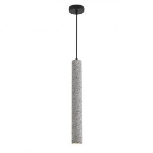 8357/1B SUSPENTIONI LN26 332 черный/серый, металл/цемент Подвес GU10 LED 5W 220V SHAMAREL