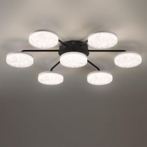 8236/7CL LEDIO LN25 000 черный, металл/акрил Люстра потолочная с ПДУ LED 90W 3000-6000К 220V DIDANA