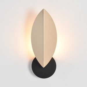 8396/1W MODERNI LN26 421 черный/золото, металл Бра G9 20W 220V LEAF