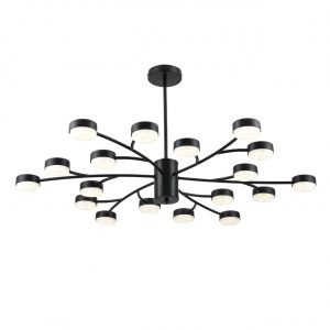 8117/18 COMFI LN26 235 черный, металл Люстра LED GX53 18*7W 220V TORINA