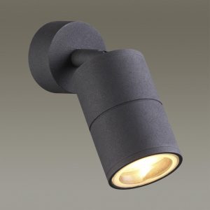 4207/1C HIGHTECH ODL20 327 черный/металл Настенно-потолочный светильник LED GU10 10W IP54 CORSUS