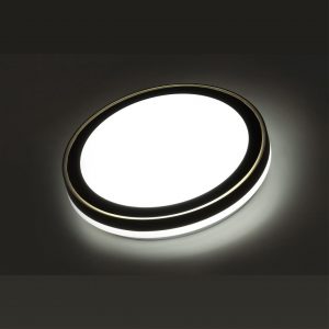 7620/DLN PALE SN 109 Светильник пластик/черный/медный LED 48Вт 3000/4000/6000K D390 IP43 CCT AKUNA