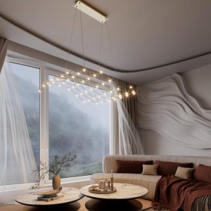 7058/45L HIGHTECH ODL25 289 Подвесной светильник нерж/сталь золото IP20 LED 3000K 220V WELKIN
