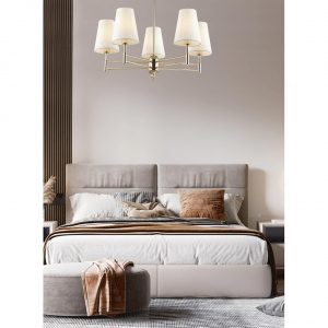 4436/5C NEOCLASSI LN26 073 золотой, белый Люстра потолочная E14 5*40W 220V DORIS