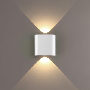 7192/2WL HIGHTECH ODL27 Настенный светильник белый/металл IP20 LED 2W 3000K 220V MAGNUM