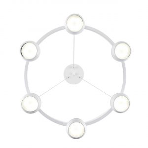 8254/6 COMFI LN26 246 белый, металл Светильник подвесной LED GX53 6*7W 220V LUAZANA