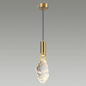 4372/5L MIDCENT ODL23 239 античная бронза/металл/стекло Подвесной св-к IP20 LED 5W 200Лм 3000K LIA