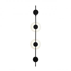 8372/16WL LEDIO LN26 427 черный/белый, металл/акрил Бра LED 16W 3000/4000/6000K 220V ECA