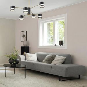8240/6C COMFI LN26 239 черный/латунь, металл/акрил Люстра потолочная LED GX53 6*7W 220V LANIKA