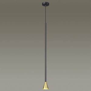 3884/1GB HIGHTECH ODL20 349 черно-золотистый/металл Подвесной светильник LED GU10 7W 220V PIPA