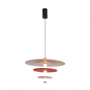 8296/11AL LEDIO LN26 365 черный/бежевый/бурый, металл/фетр/акрил Подвес LED 11W 3000K 220V FELTA