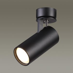 3872/1C HIGHTECH ODL19 000 черный Потолочный светильник GU10 1*50W 220V KIKO