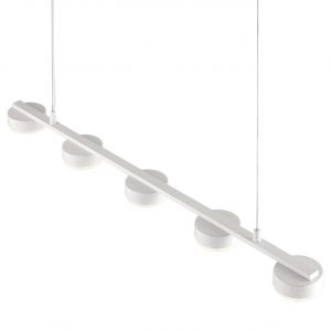 8265/5 COMFI LN26 234 металл, белый Светильник подвесной GX53 LED 5*7W 220V TORINA