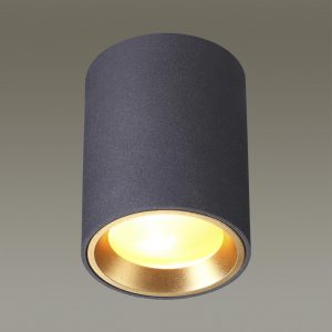 4205/1C HIGHTECH ODL20 327 черный/металл Потолочный светильник GU10 50W IP54 AQUANA