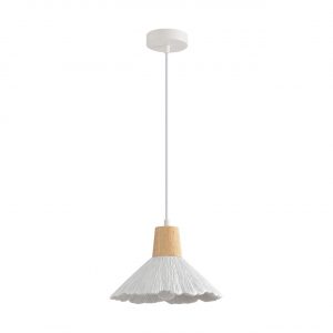 8352/1A SUSPENTIONI LN26 325 белый/бежевый, металл/дерево/цемент Подвес E27 60W 220V EOLIANA