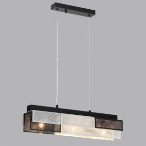 8004/3A MODERNI LN26 313 черный/белый,, черный металл/металл Подвесной светильник Е14 3*40W 220V DANA