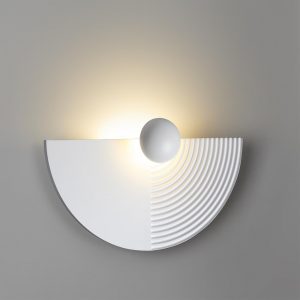 7198/6WL HIGHTECH ODL27 Настенный светильник металл/гипс/белый IP20 LED 6W 3000K 220-240V SUN GATE