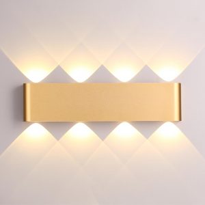 3893/8WL HIGHTECH ODL20 000 золотистый/металл Настенный светильник LED 3000K 8W 220V MAGNUM