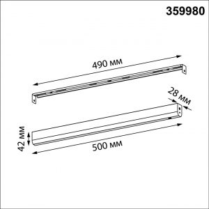 359980 KONST NT26 091 черный Коробка для драйвера IP20 GLAT