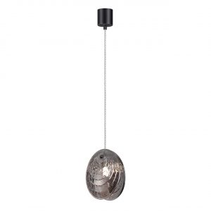 5038/1 MODERN ODL24 367 черный/дымчатый/металл/стекло Подвес G9 1*40W MUSSELS
