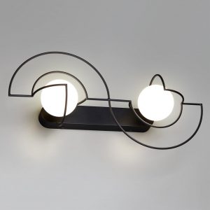 7196/6WL L-VISION ODL27 Настенный светильник металл/стекло/черный/белый IP20 LED 6W 3500K 220V FUTURUM
